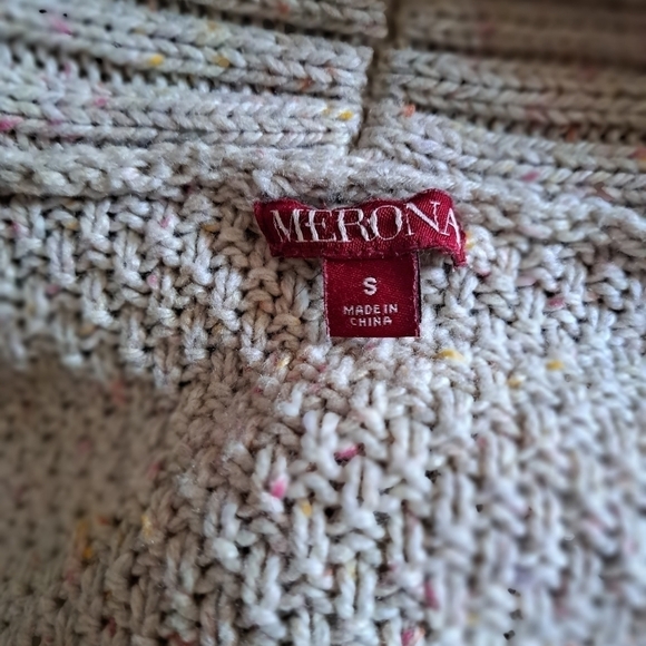 Merona cable knit cardigan size small A-16 - Picture 3 of 4